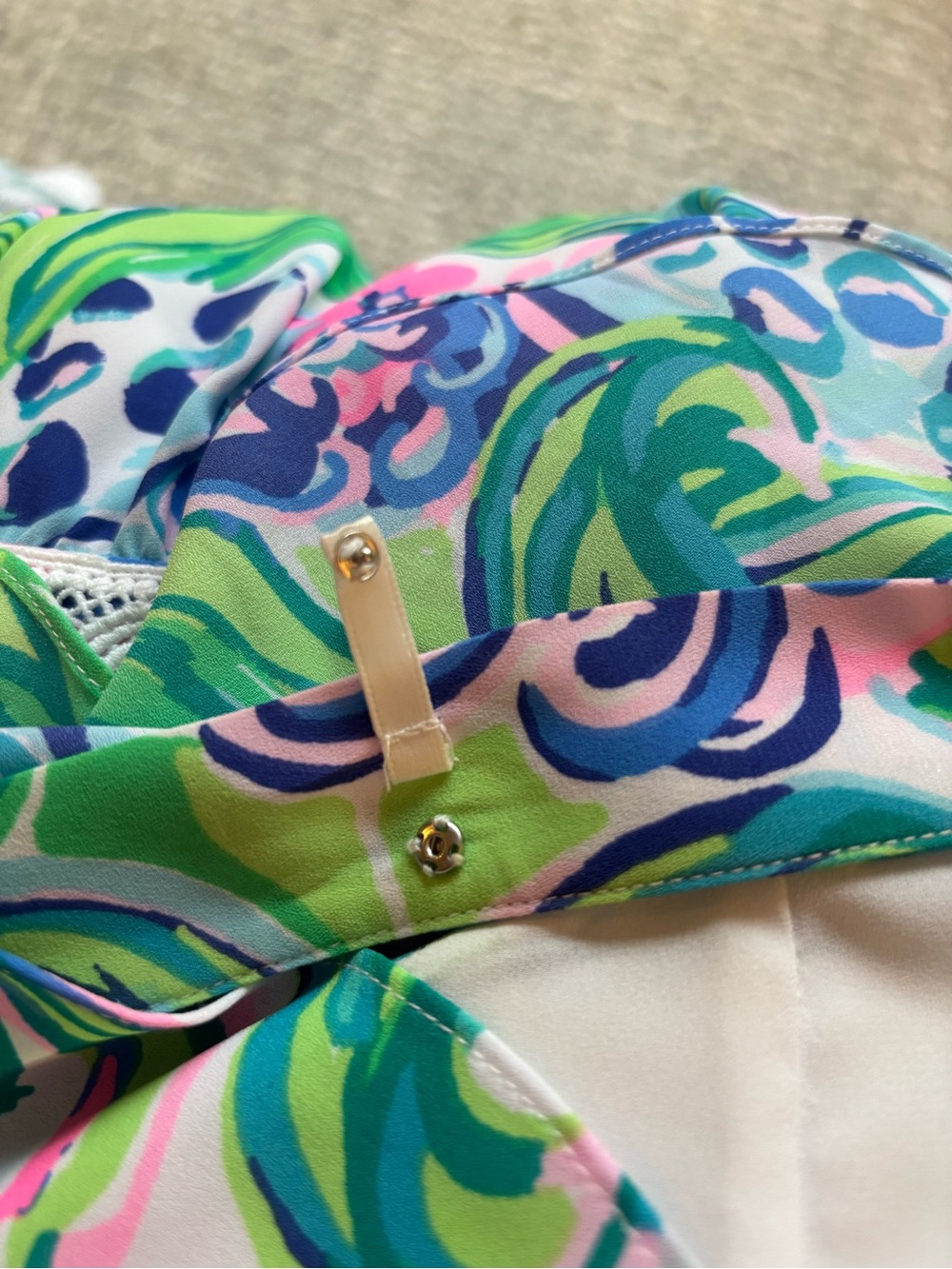 Lilly Pulitzer Ivie Maxi Dress Kitten Around - Picture 4 of 5